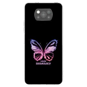 Picasee crna silikonska maskica za Xiaomi Poco X3 Pro - Diamanty Purple