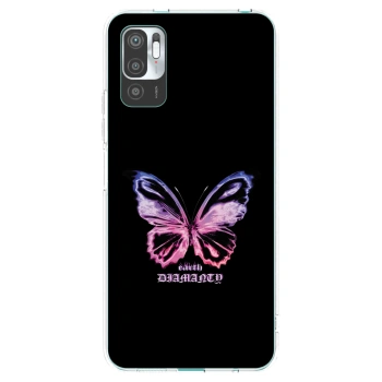 Picasee silikonska prozirna maskica za Xiaomi Redmi Note 10 5G - Diamanty Purple