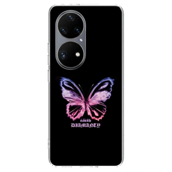 Maskica za Huawei P50 - Diamanty Purple