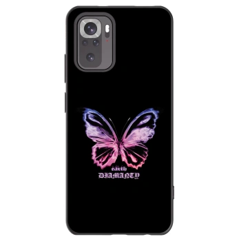 Picasee crna silikonska maskica za Xiaomi Redmi Note 11S 4G - Diamanty Purple
