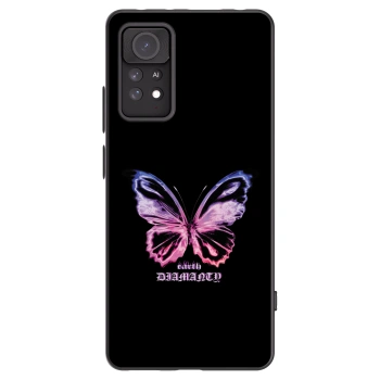 Picasee crna silikonska maskica za Xiaomi Redmi Note 11 Pro 5G - Diamanty Purple