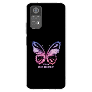 Picasee silikonska prozirna maskica za Xiaomi Redmi Note 11S 5G - Diamanty Purple
