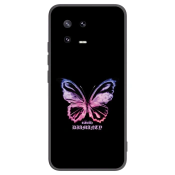 Picasee crna silikonska maskica za Xiaomi 13 Pro - Diamanty Purple