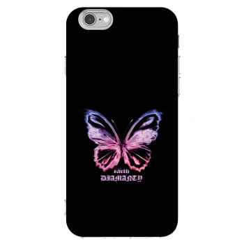 Picasee silikonska prozirna maskica za Apple iPhone 6/6S - Diamanty Purple