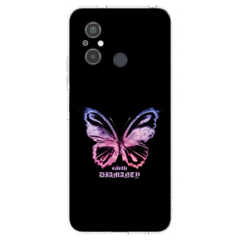 Picasee silikonska prozirna maskica za Xiaomi Redmi 12C - Diamanty Purple