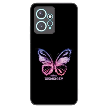 Picasee crna silikonska maskica za Xiaomi Redmi Note 12 4G - Diamanty Purple