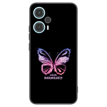 Picasee crna silikonska maskica za Xiaomi Poco F5 - Diamanty Purple