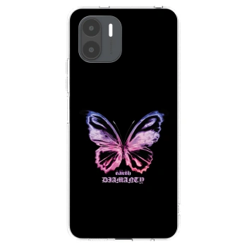 Picasee silikonska prozirna maskica za Xiaomi Redmi A2 - Diamanty Purple