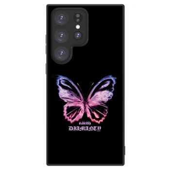 Picasee ULTIMATE CASE PowerShare za Samsung Galaxy S23 Ultra 5G - Diamanty Purple