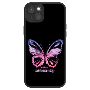 Picasee ULTIMATE CASE MagSafe za Apple iPhone 15 Plus - Diamanty Purple