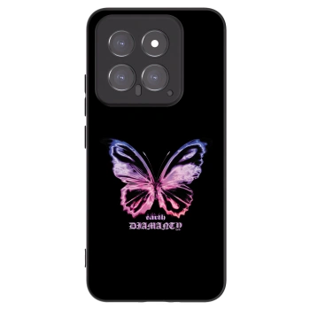 Picasee crna silikonska maskica za Xiaomi 14 - Diamanty Purple