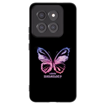 Picasee crna silikonska maskica za Xiaomi 14 Pro - Diamanty Purple