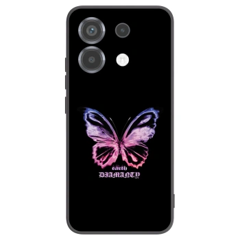 Picasee crna silikonska maskica za Xiaomi Poco X6 - Diamanty Purple