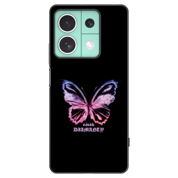 Picasee crna silikonska maskica za Xiaomi Redmi Note 13 5G - Diamanty Purple