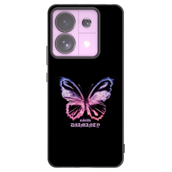 Picasee crna silikonska maskica za Xiaomi Redmi Note 13 Pro 5G - Diamanty Purple