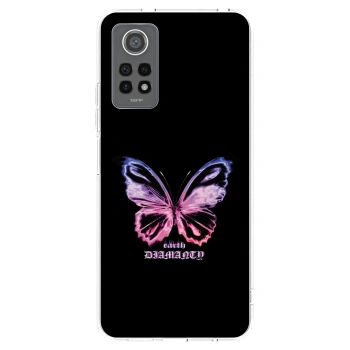 Picasee silikonska prozirna maskica za Xiaomi Redmi Note 12 Pro 4G - Diamanty Purple