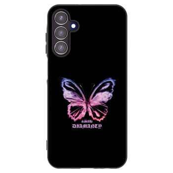 Picasee crna silikonska maskica za Samsung Galaxy A15 A155F 4G - Diamanty Purple