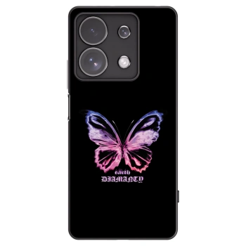 Picasee crna silikonska maskica za Xiaomi Redmi Note 13 Pro 4G - Diamanty Purple