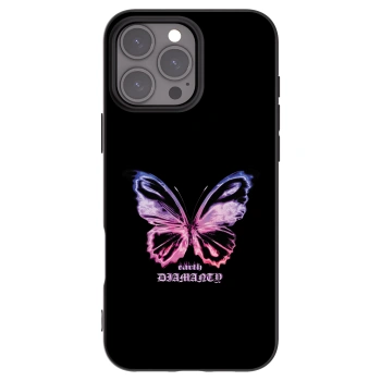 Picasee crna silikonska maskica za Apple iPhone 16 Pro Max - Diamanty Purple