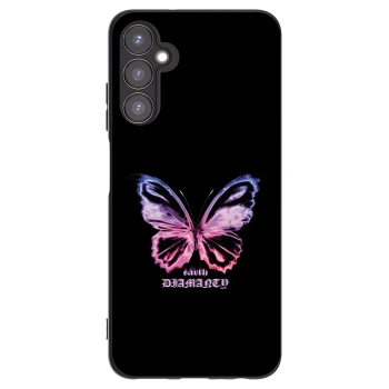 Picasee crna silikonska maskica za Samsung Galaxy A05s A057G - Diamanty Purple