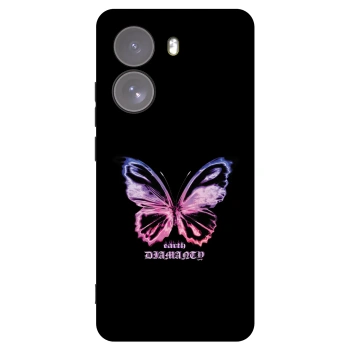 Picasee crna silikonska maskica za Xiaomi Poco X7 - Diamanty Purple