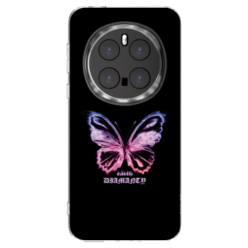 Picasee silikonska prozirna maskica za Honor Magic7 Pro 5G - Diamanty Purple