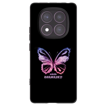 Picasee crna silikonska maskica za Xiaomi Redmi Note 14 Pro 4G - Diamanty Purple