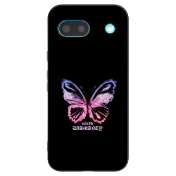 Picasee crna silikonska maskica za Google Pixel 8a - Diamanty Purple