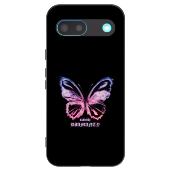 Picasee crna silikonska maskica za Google Pixel 8 - Diamanty Purple