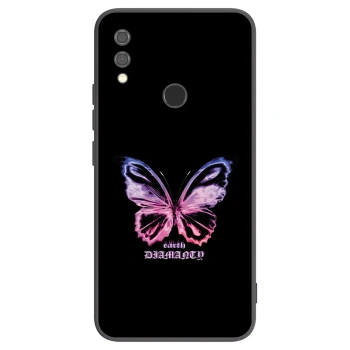Picasee crna silikonska maskica za Xiaomi Redmi Note 7 - Diamanty Purple