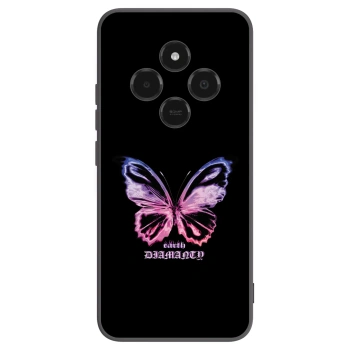 Picasee crna silikonska maskica za Xiaomi Poco C75 - Diamanty Purple