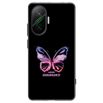 Picasee crna silikonska maskica za Xiaomi Poco F7 Pro 5G - Diamanty Purple