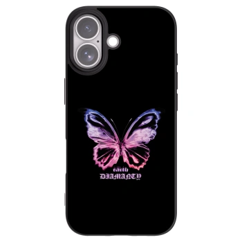 Picasee crna silikonska maskica za Apple iPhone 17 - Diamanty Purple