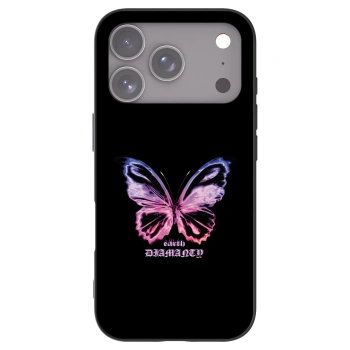 Picasee crna silikonska maskica za Apple iPhone 17 Pro - Diamanty Purple