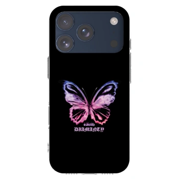 Picasee silikonska prozirna maskica za Apple iPhone 17 Pro - Diamanty Purple