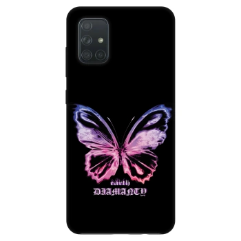 Maskica za Samsung Galaxy A71 A715F - Diamanty Purple