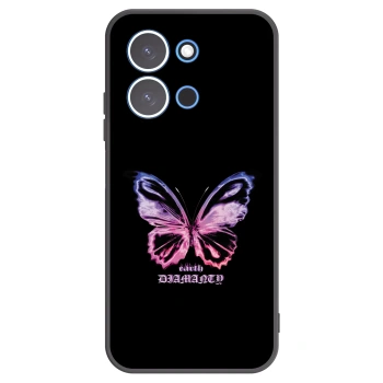 Picasee crna silikonska maskica za Xiaomi Redmi 15C 4G - Diamanty Purple