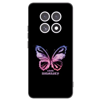 Picasee crna silikonska maskica za Xiaomi Redmi Note 15 - Diamanty Purple