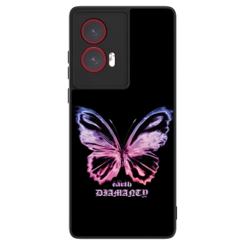 Maskica za Motorola Edge 50 Fusion - Diamanty Purple
