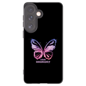 Picasee crna silikonska maskica za Samsung Galaxy S26+ - Diamanty Purple