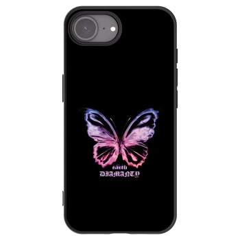 Picasee crna silikonska maskica za Apple iPhone 17e - Diamanty Purple