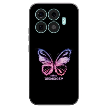 Picasee crna silikonska maskica za Xiaomi 17T - Diamanty Purple