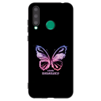 Picasee crna silikonska maskica za Honor 20 Lite - Diamanty Purple