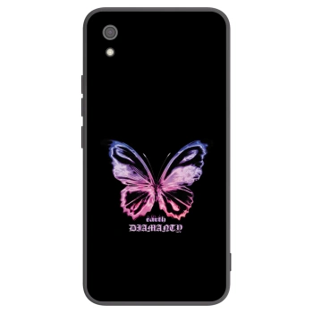 Picasee crna silikonska maskica za Xiaomi Redmi 7A - Diamanty Purple