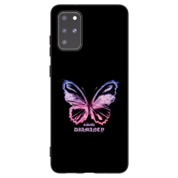 Picasee crna silikonska maskica za Samsung Galaxy S20+ G985F - Diamanty Purple
