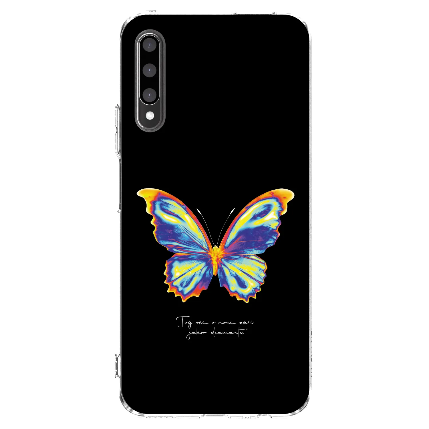 Picasee silikonska prozirna maskica za Honor 9X Pro - Diamanty Black