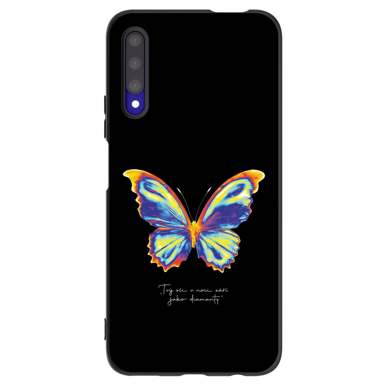 Picasee crna silikonska maskica za Honor 9X Pro - Diamanty Black