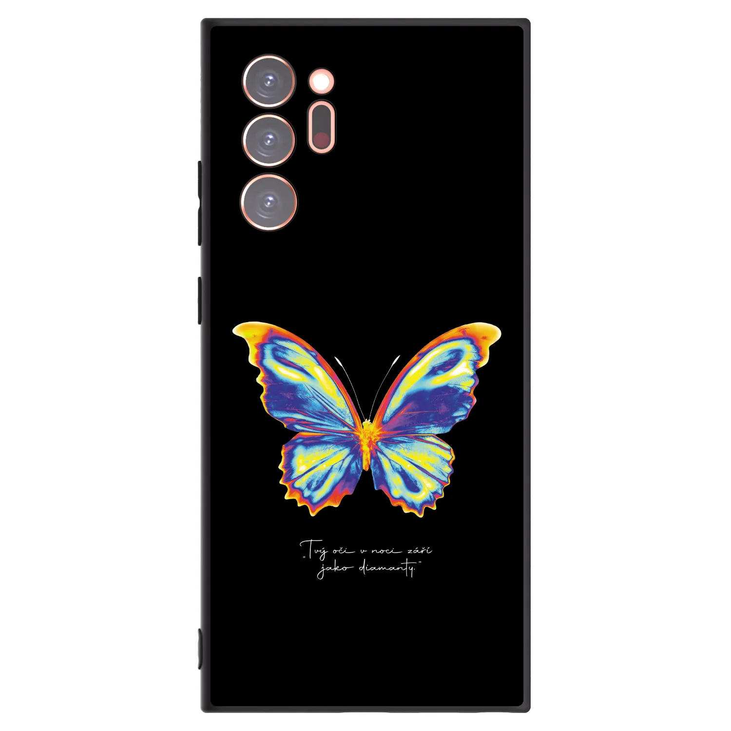 Picasee crna silikonska maskica za Samsung Galaxy Note 20 Ultra - Diamanty Black