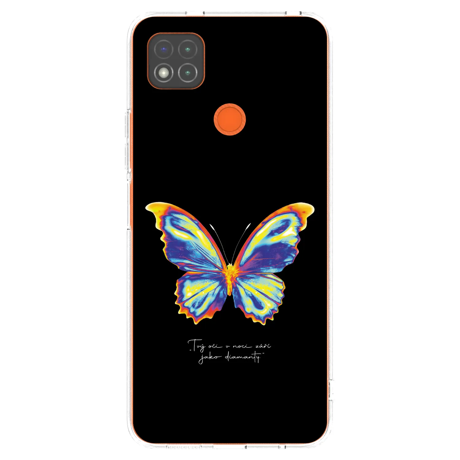 Picasee silikonska prozirna maskica za Xiaomi Redmi 9C - Diamanty Black