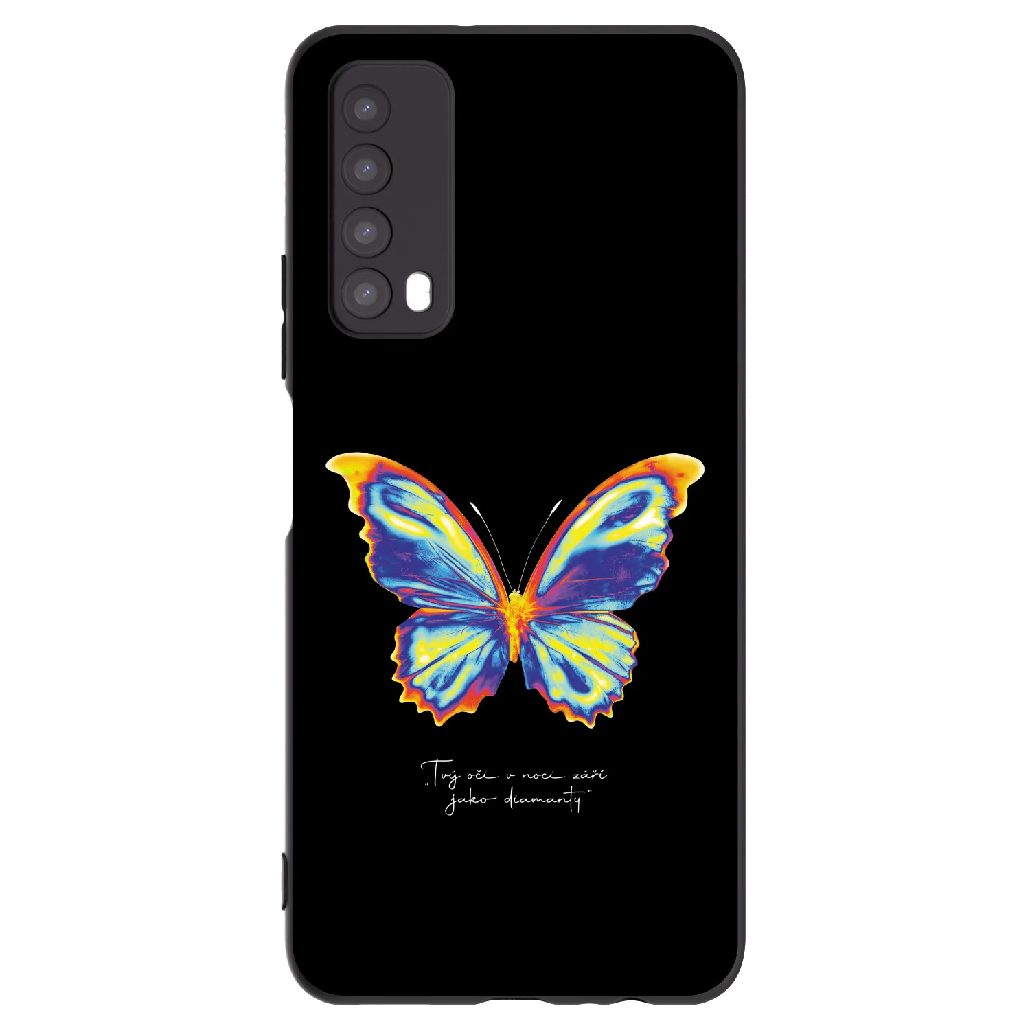 Picasee crna silikonska maskica za Huawei P Smart 2021 - Diamanty Black